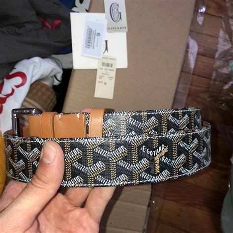 goyard belt material|Goyard belt for sale.